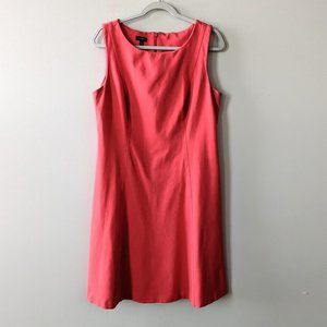 Talbots Ponte Knit A-Line Midi Dress